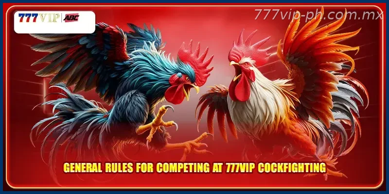 General rules for competing at 777VIP Cockfighting