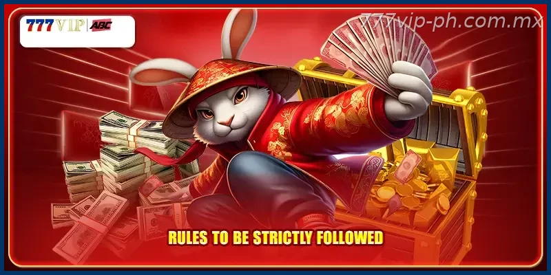 Rules to be strictly followed